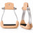 Horse Western Lightweight Aluminum Barrel Racing Saddle Rubber Grip Stirrups 5197