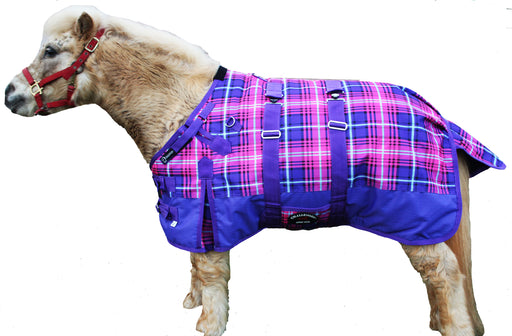 Challenger 1200D Miniature Weanling Donkey Pony Horse Foal Winter Blanket Purple 51971B
