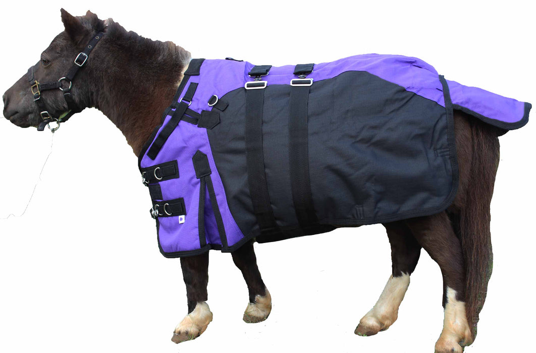 1200D Miniature Weanling Donkey Pony Horse Foal Winter Turnout Waterproof Breathable Blanket Pink 51975