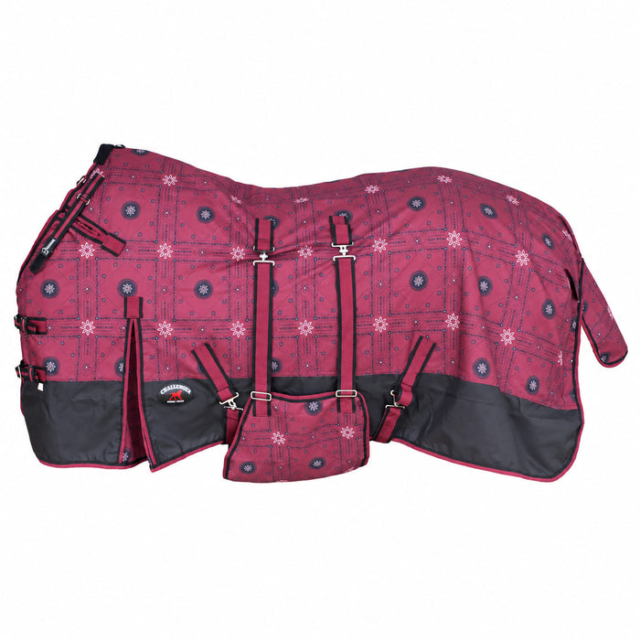 Challenger 1200D Miniature Weanling Donkey Pony Horse Foal Winter Blanket250g Poly-Fill 519Prints