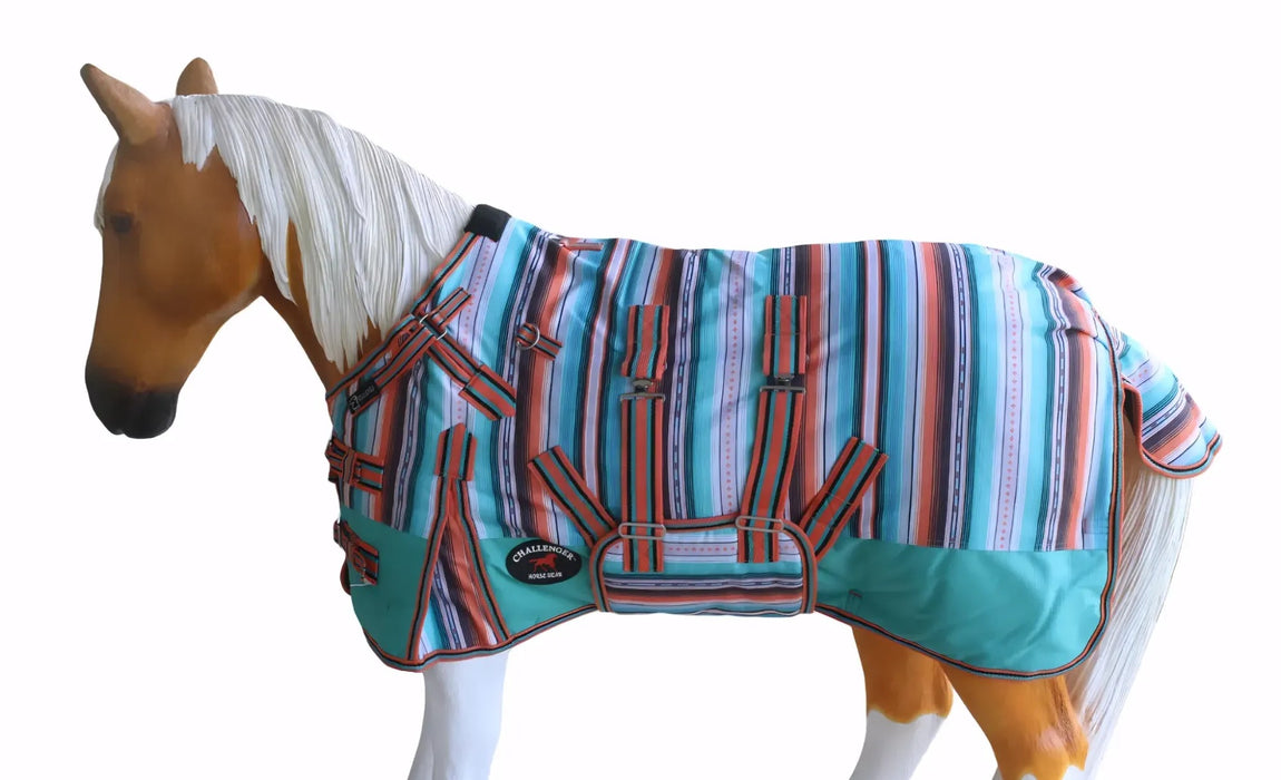 1200D Miniature Weanling Donkey Pony Horse Foal Winter Blanket Serape 51984B