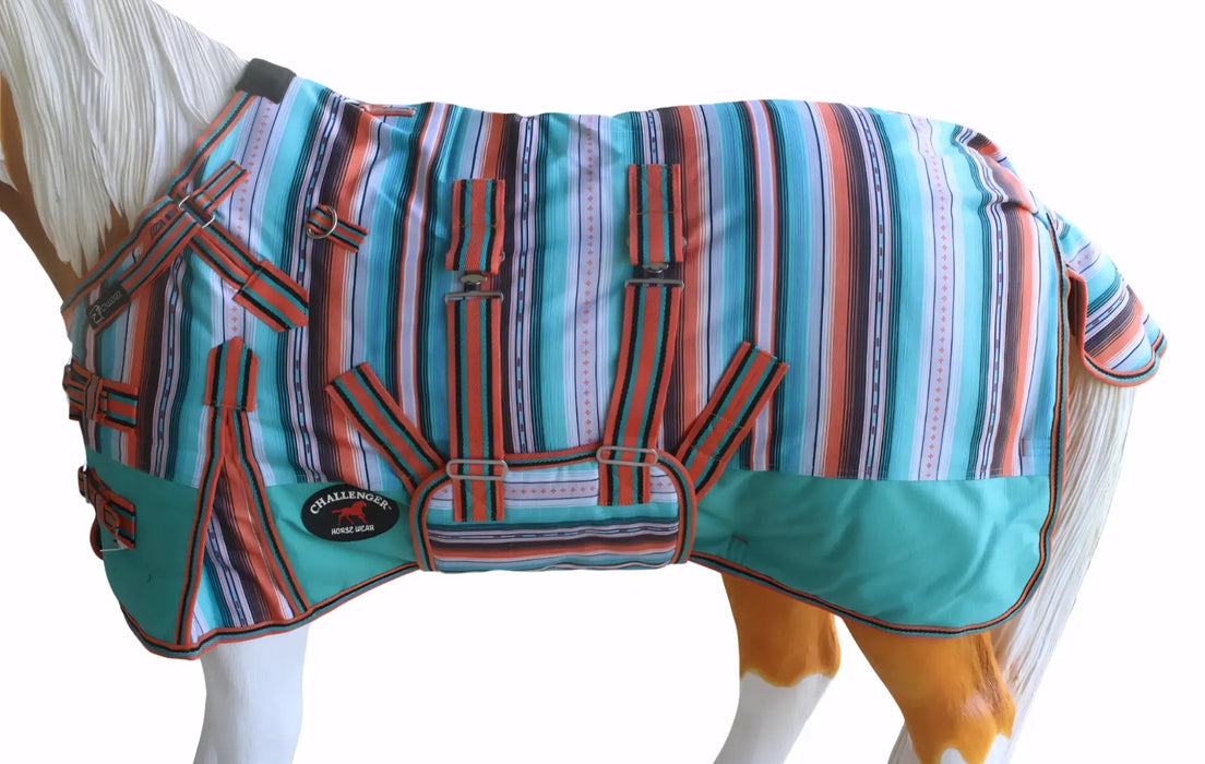 1200D Miniature Weanling Donkey Pony Horse Foal Winter Blanket Serape 51984B