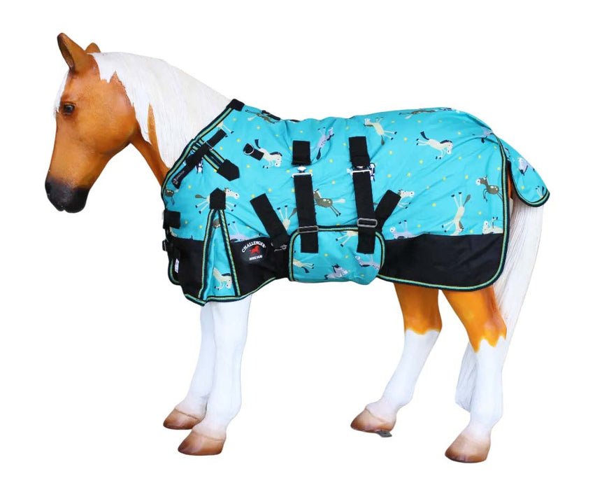 1200D Miniature Weanling Pony Foal Horse Winter Blanket Bellyband 519Blanket