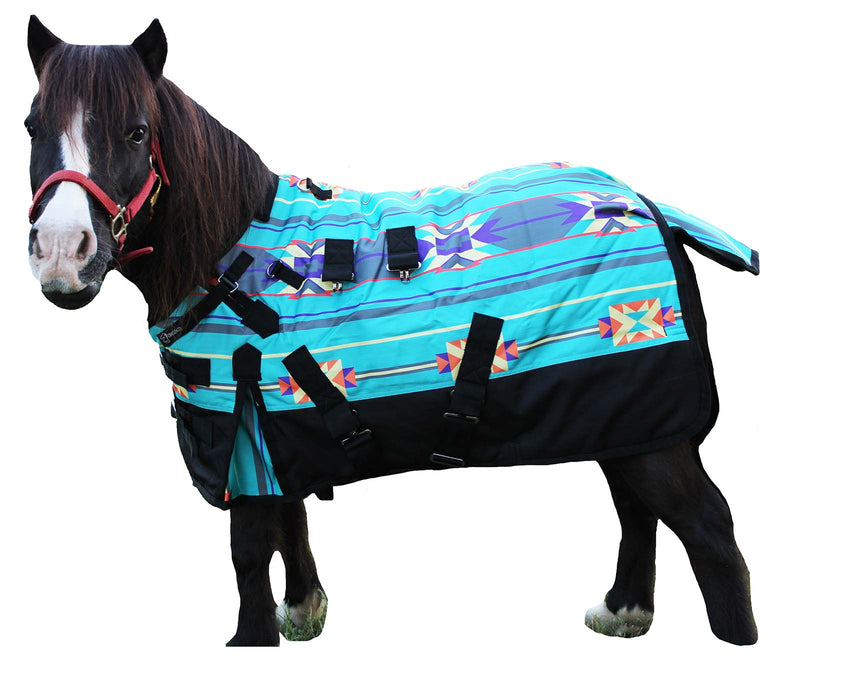 1200D Miniature Weanling Pony Foal Horse Winter Blanket Bellyband 519Blanket