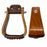 Challenger Western Horse Saddle Stirrups Leather Tread Wood