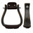 Challenger Western Horse Saddle Stirrups Leather Tread Wood