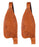 Horse Western Leather Replacement Saddle Fenders Pair 52Fender