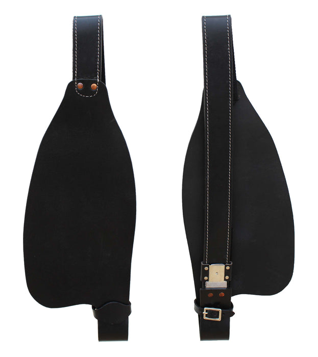 Horse Western Leather Replacement Saddle Fenders Pair 52Fender