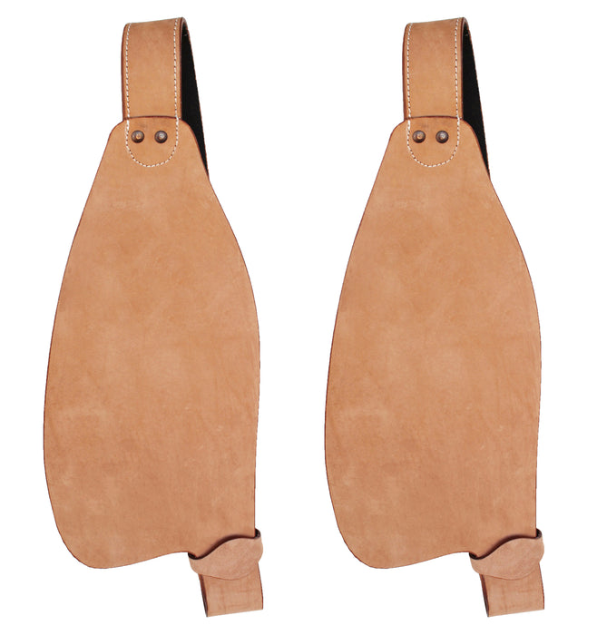 Horse Western Leather Replacement Saddle Fenders Pair 52Fender