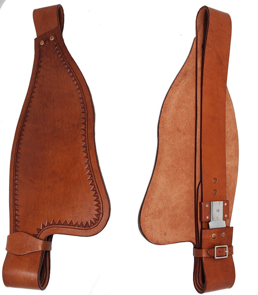 Horse Western Adult Tooled Leather Replacement Saddle Fender Pair 5213DT