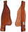 Horse Western Adult Tooled Leather Replacement Saddle Fender Pair 5213DT
