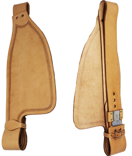 Horse Western Adult Tooled Leather Replacement Saddle Fender Pair 5215TN