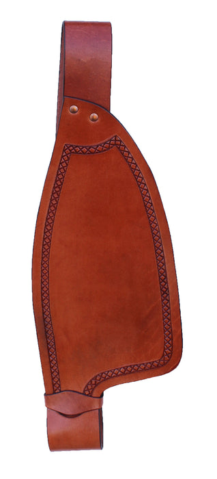 Horse Western Adult Tooled Leather Replacement Saddle Fenders