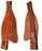 Horse Western Adult Tooled  Brown Leather Replacement Saddle Fenders 5219