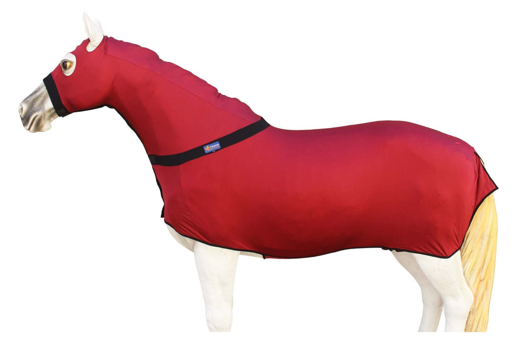 Large Horse Comfort Stretch  Full Body Sheet Slinky Sleazy Neck