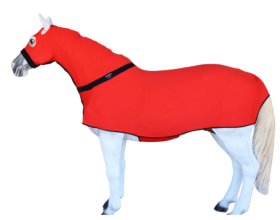 Large Horse Comfort Stretch  Full Body Sheet Slinky Sleazy Neck