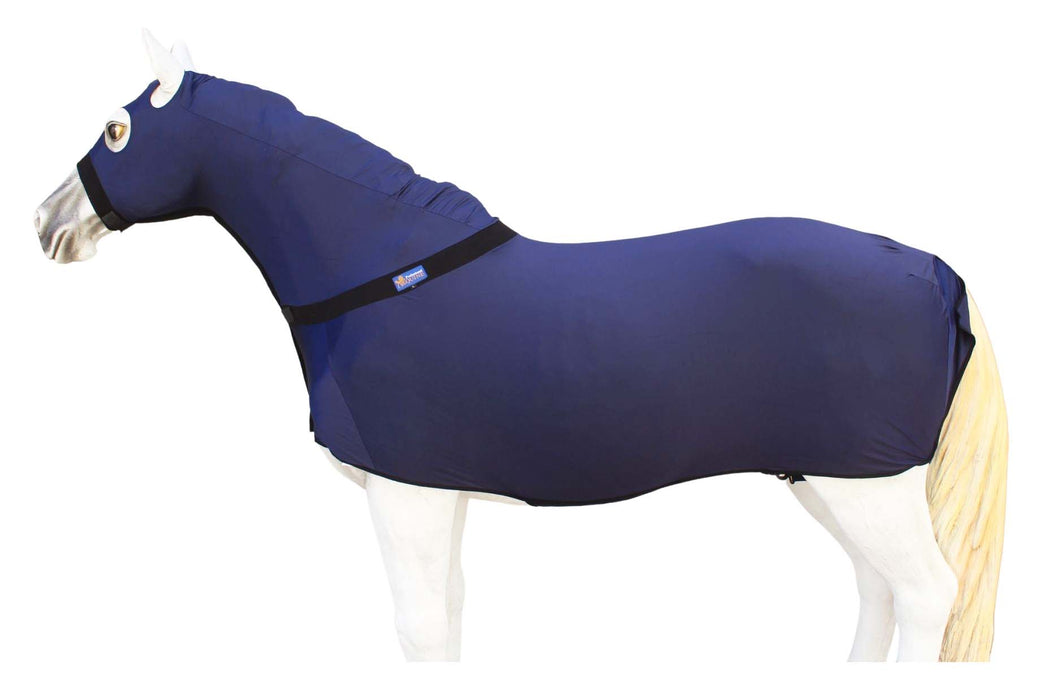 Large Horse Comfort Stretch  Full Body Sheet Slinky Sleazy Neck