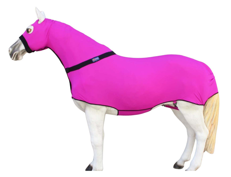 Large Horse Comfort Stretch  Full Body Sheet Slinky Sleazy Neck