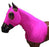 Large Horse Comfort Stretch  Spandex Neck Hood mane Stay Black