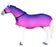 Horse Medium Horse Comfort Stretch  Full Body Neck Sheet Slinky Sleazy Pink