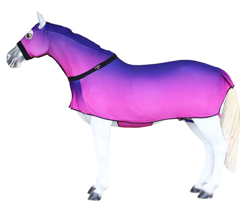 Horse Medium Horse Comfort Stretch  Full Body Neck Sheet Slinky Sleazy Pink