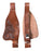 Horse Western Adult Tooled Leather Replacement Saddle Fender Pair 5224