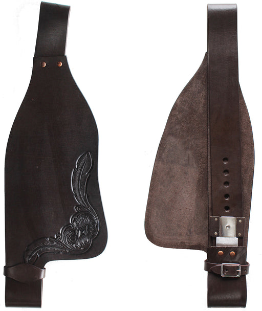 Horse  Western Adult Tooled Leather Replacement Saddle Fenders 5229