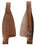 Horse Western Adult Tooled Leather Replacement Saddle Fenders 5256DB