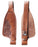 Horse Western Adult Floral Tooled Leather Replacement Saddle Fenders 5257DB