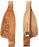 Horse Western Adult Floral Tooled Leather Replacement Saddle Fenders 5257DB