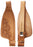 Horse Horse Western Adult Floral Leather Replacement Saddle Fenders 5260