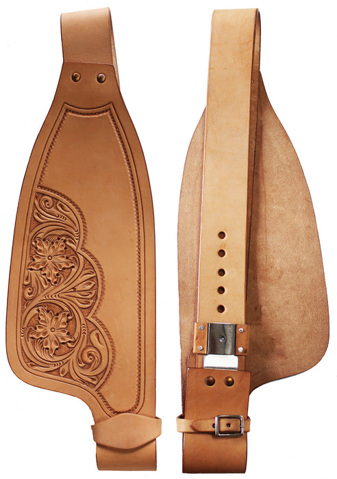Horse Horse Western Adult Floral Leather Replacement Saddle Fenders 5260