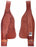 Horse Horse Western Adult Tooled Leather Replacement Saddle Fenders 5262