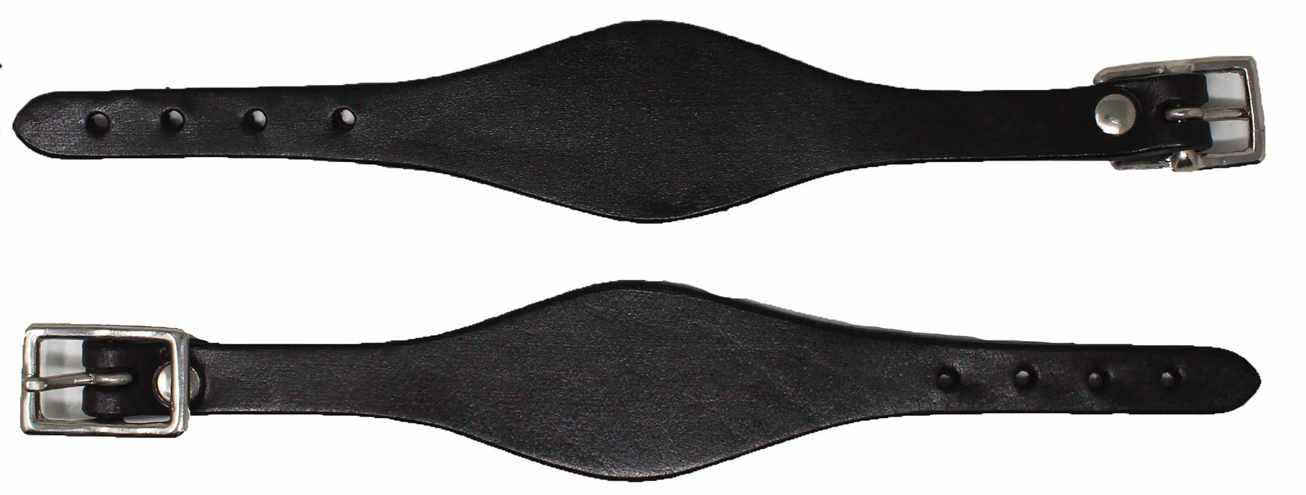 Horse Western Saddle Fender Replacement Contoured Hobble Strap Black 52HS02BK