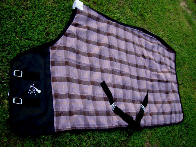 Horse Cotton Sheet Blanket Rug Summer Spring Pink Brown 5327
