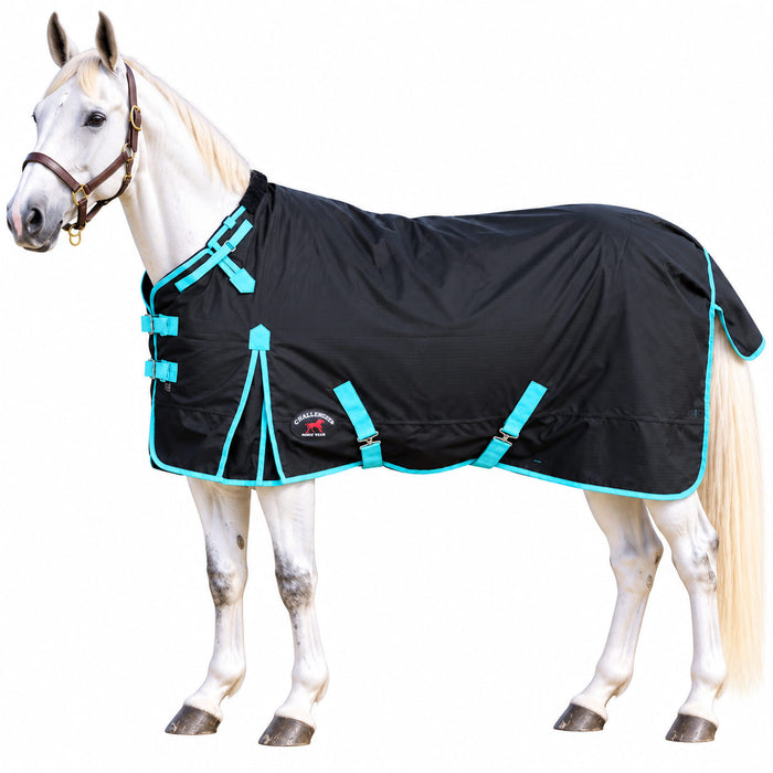 1200D Horse Turnout Waterproof Heavy Weight Winter Blanket400g Poly-Fill 1200D Surcingles Solids