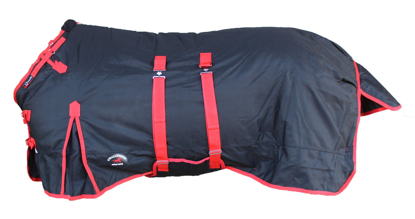 1200D Turnout Waterproof Horse WINTER BLANKET HEAVY Bellyband 564B