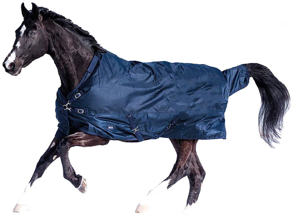 Turnout Waterproof Winter Horse Blanket 840D Medium Weight Navy 59EE020405