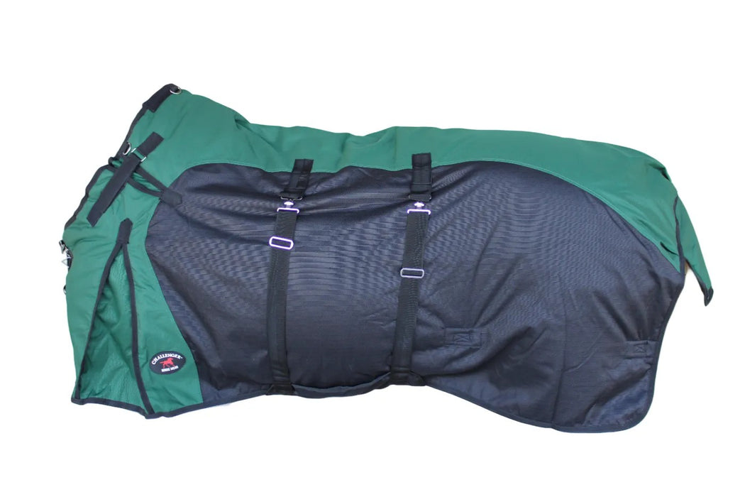1200D Horse Turnout Blanket Waterproof, Breathable, Heavy-Weight Winter Blanket with 300g Fill, Ripstop Outer Shell