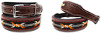 Dog Puppy Collar Genuine Cow Leather Padded Canine  60118