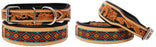 Dog Puppy Collar Genuine Cow Leather Padded Canine  60122