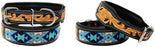 Dog Puppy Collar Genuine Cow Leather Padded Canine  60141
