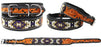 Padded Leather Dog Collar Beaded Floral Hand Tooled 60173