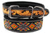 Hand Tooled Floral Padded Leather Beaded Dog Collar Beaded 60180