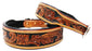 100% Cow Leather Western Tooled Challenger Made in USA Puppy Canine Dog Collar 6022