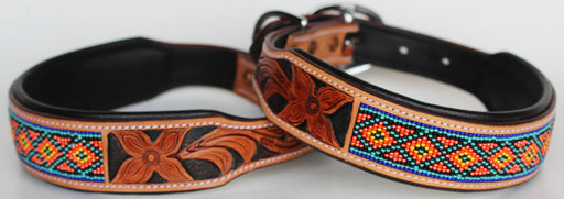 Rhinestone Dog Puppy Collar Crystal Western Cow Leather 6034