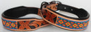 Rhinestone Dog Puppy Collar Crystal Western Cow Leather 6034