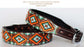 Rhinestone Dog Puppy Collar Crystal Cow Leather Western 6035OR