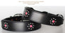 Rhinestone Dog Puppy Collar Crystal Cow Leather Western 6048