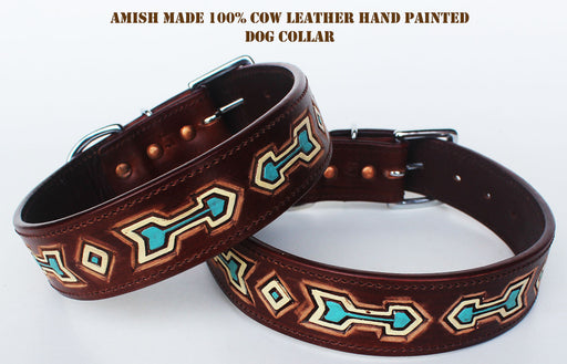 Rhinestone Dog Puppy Collar Crystal Cow Leather Western 6050